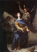 CAVALLINO, Bernardo The Ecstasy of St Cecilia df oil on canvas